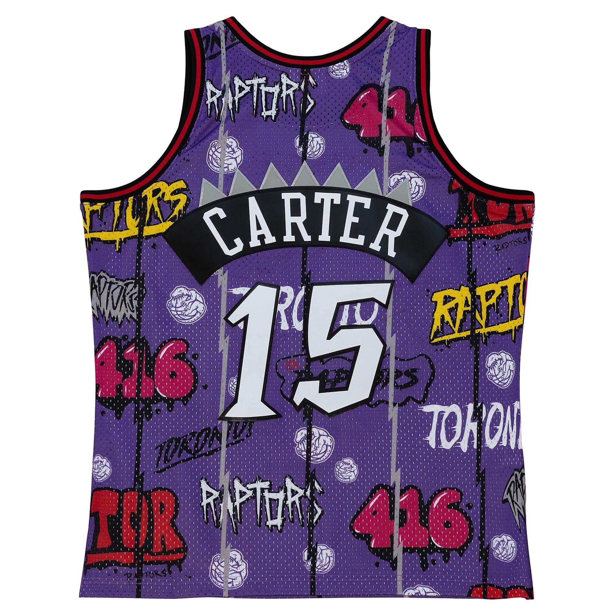 Slap Sticker Swingman Vince Carter Toronto Raptors 1998-99 Jersey