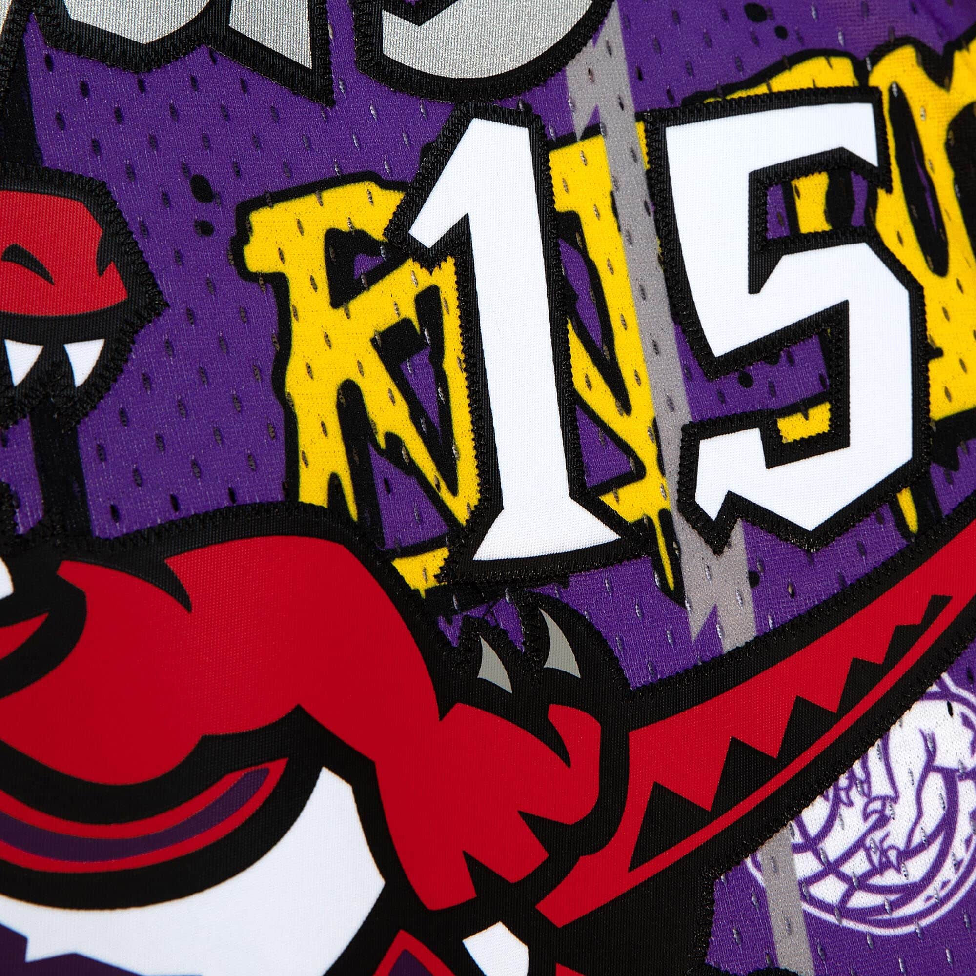 Slap Sticker Swingman Vince Carter Toronto Raptors 1998-99 Jersey