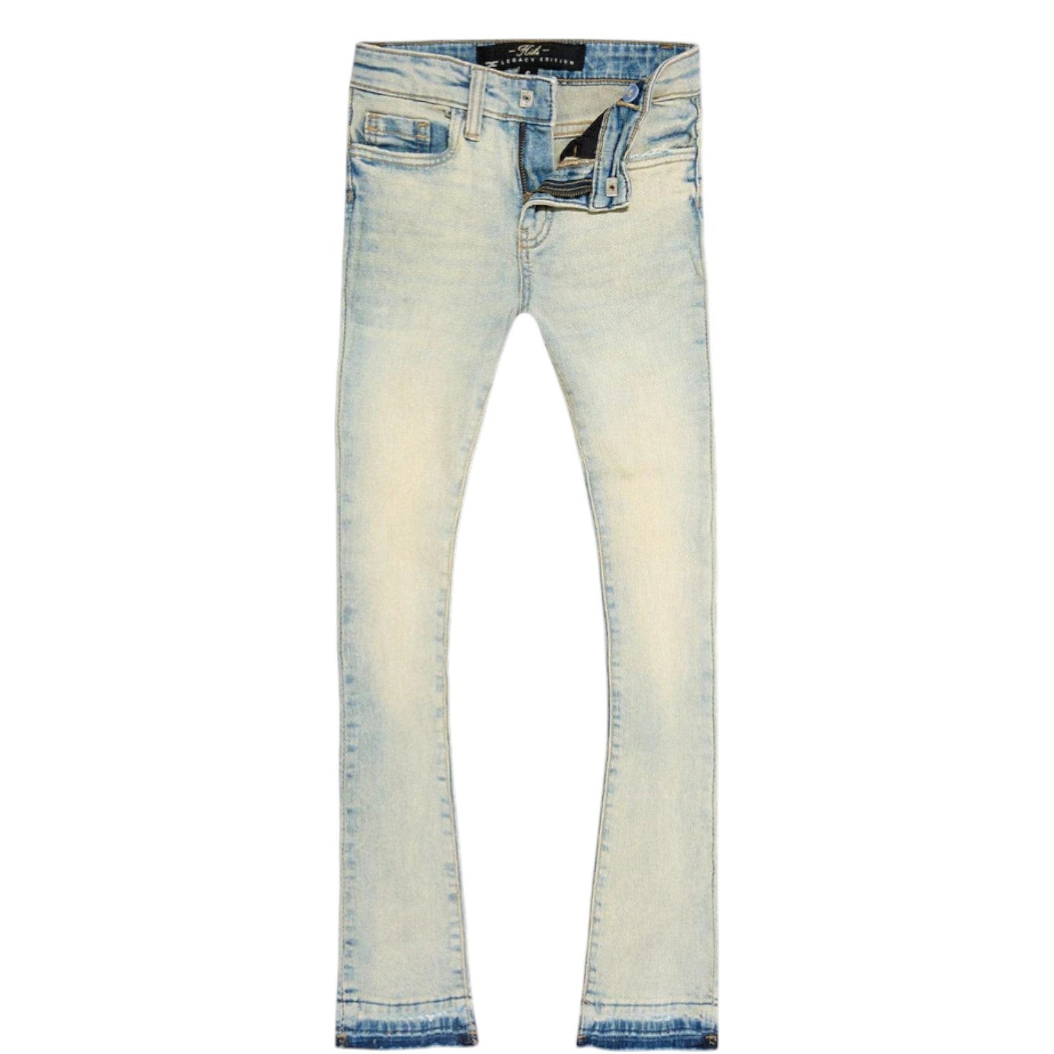 Stacked Slauson Denim - Iced White