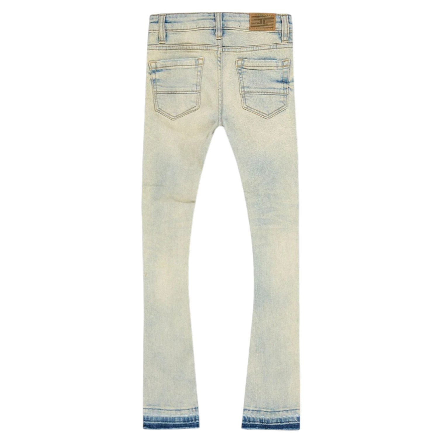 Stacked Slauson Denim - Iced White