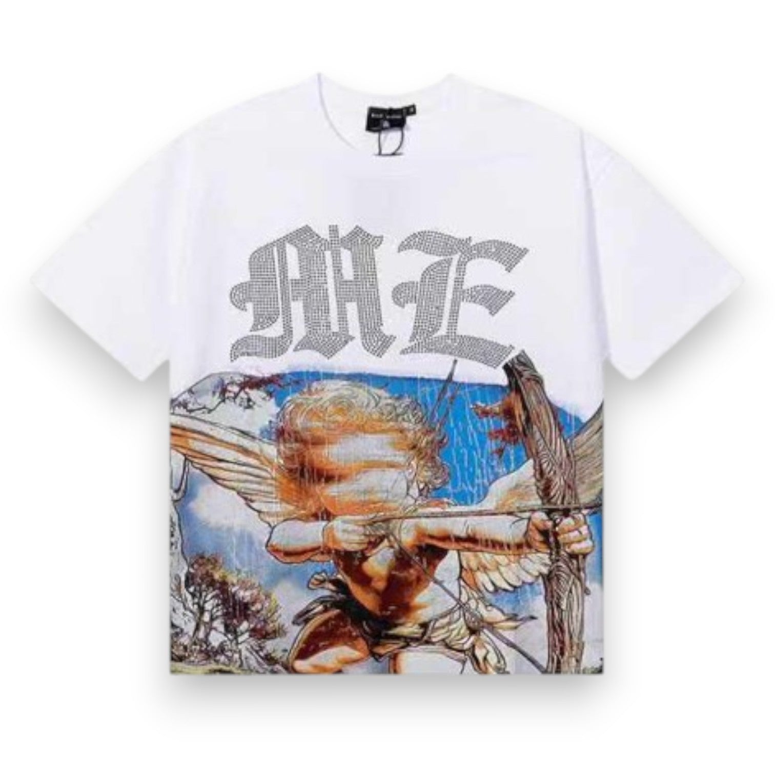 MIXED EMTIONS ANGEL TEE - WHITE
