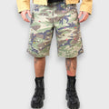 PREME CAMO SHORTS W/ MULTI COLOR JEM STONES