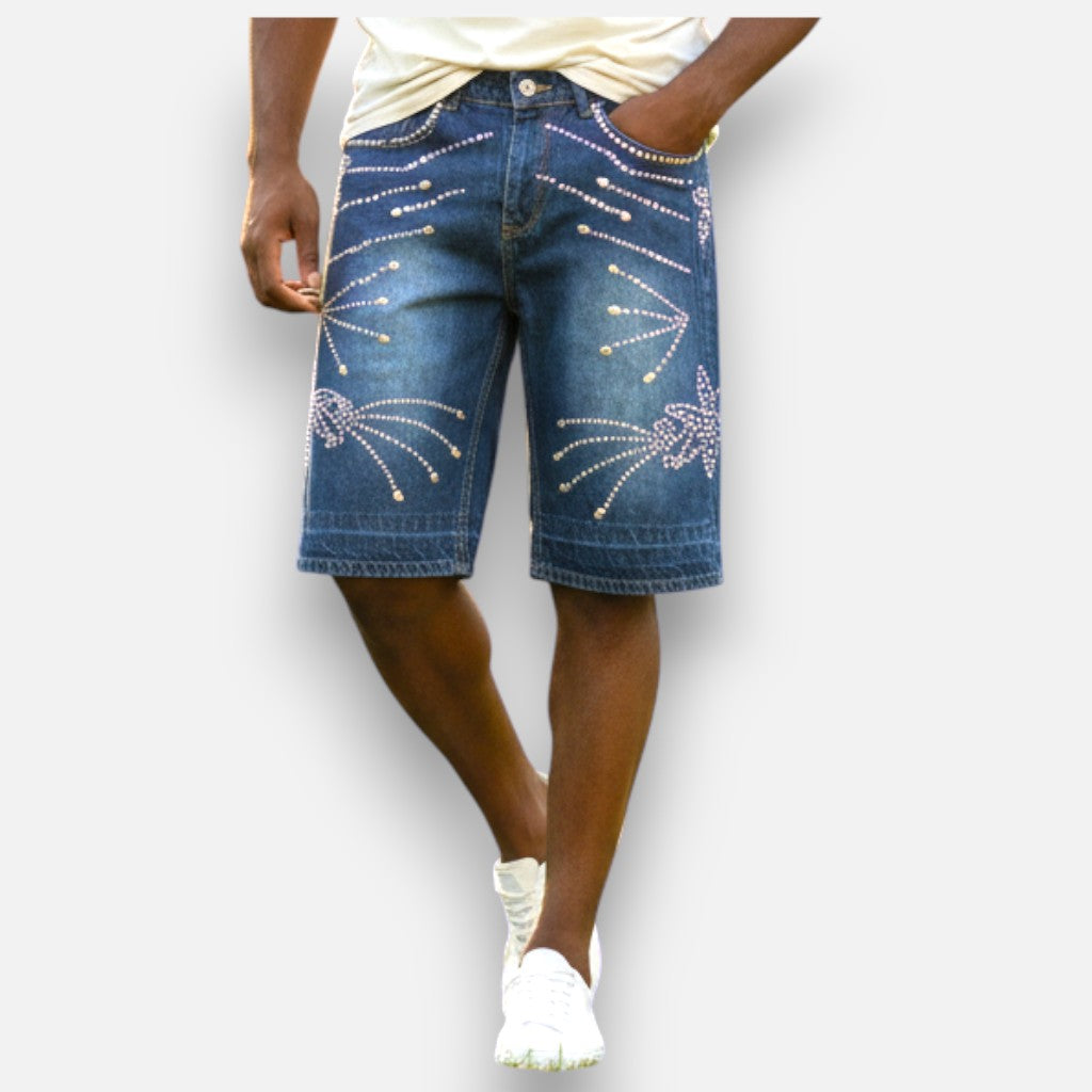 DIAMOND SHORTS - DARK BLUE