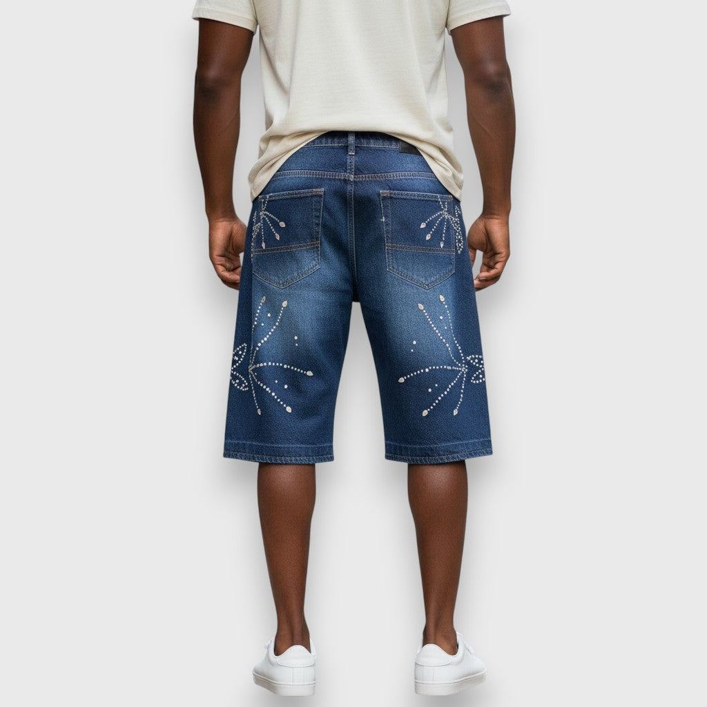 DIAMOND SHORTS - DARK BLUE