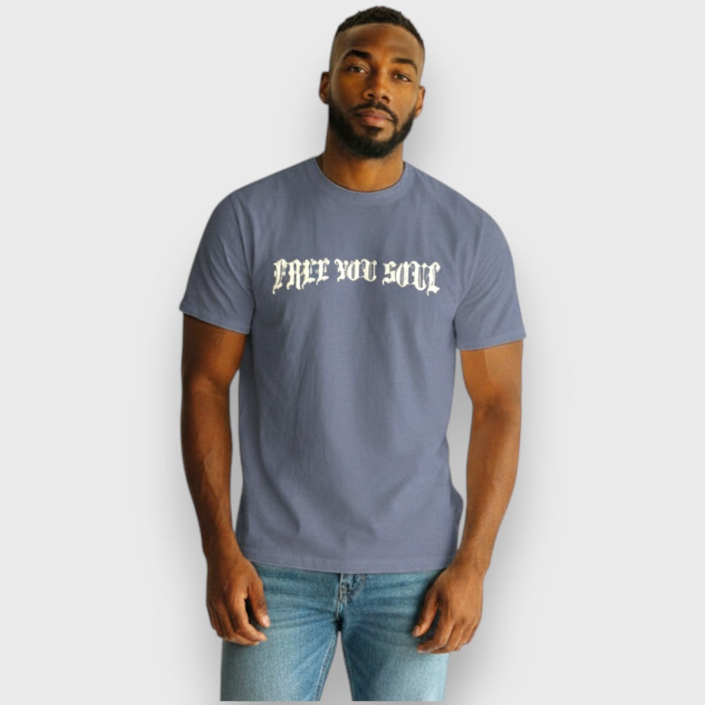 RST-313 DARK GREY FREE SOUL HEAVYWEGHT TEE