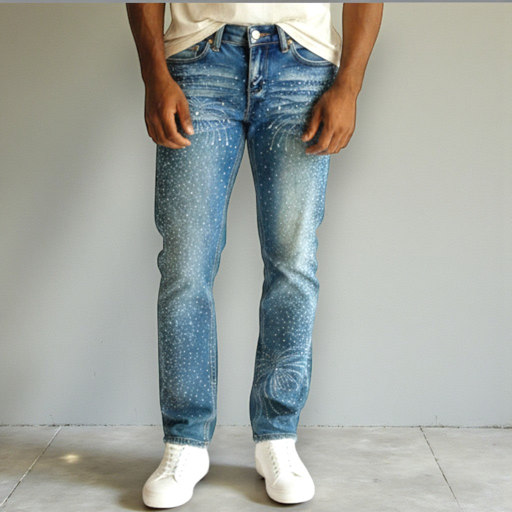 RST-6023 VINTAGE BLUE REELISTIK DIAMOND DENIM