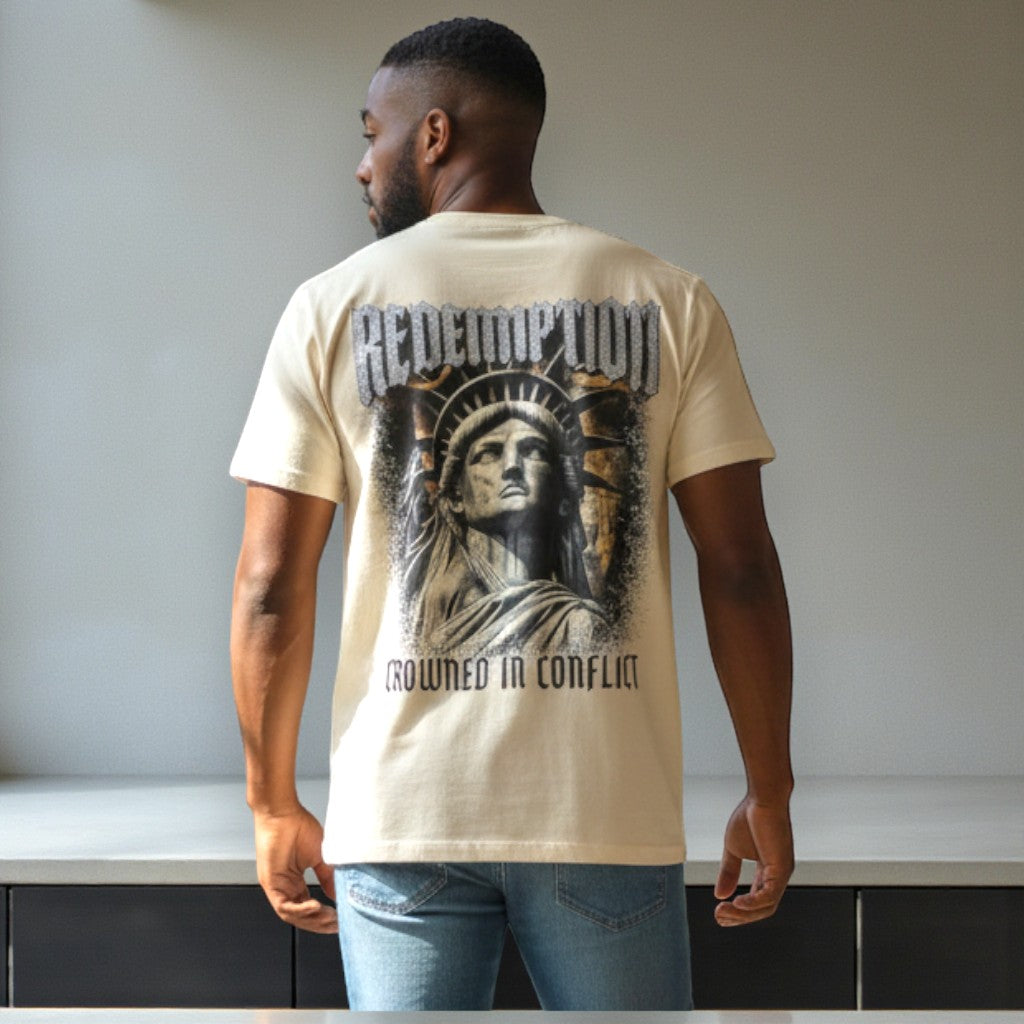 RST-127 TAN LIBERTY DIAMONDS HEAVYWEIGHT TEE