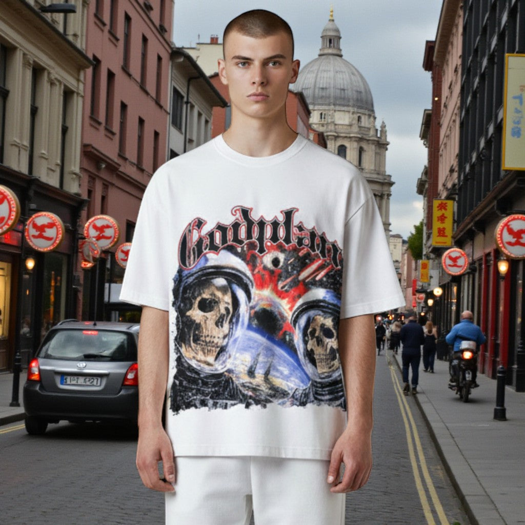 FEAR NO MAN TEE - WHITE