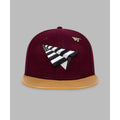 ORIGINAL CROWN IN MELTON WOOL AND LEATER STRAPBACK