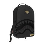 SHARK CENTRAL GOLD LETTERING BACKPACK