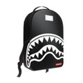 SHARK CENTRAL WHITE STENCIL SHARK BLACK NYLON BACKPACK