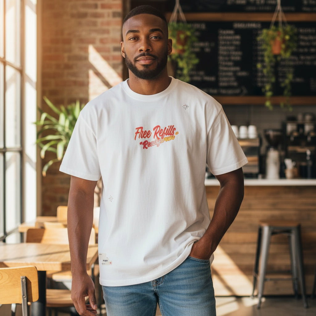 SACRED TEE (FR-F25-011)- CREAM