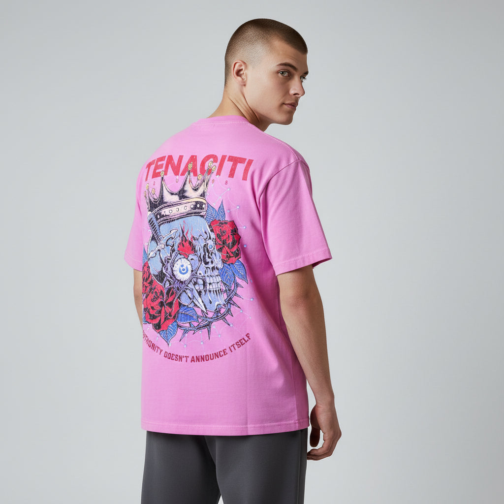 SPIDER KING TEE - PINK